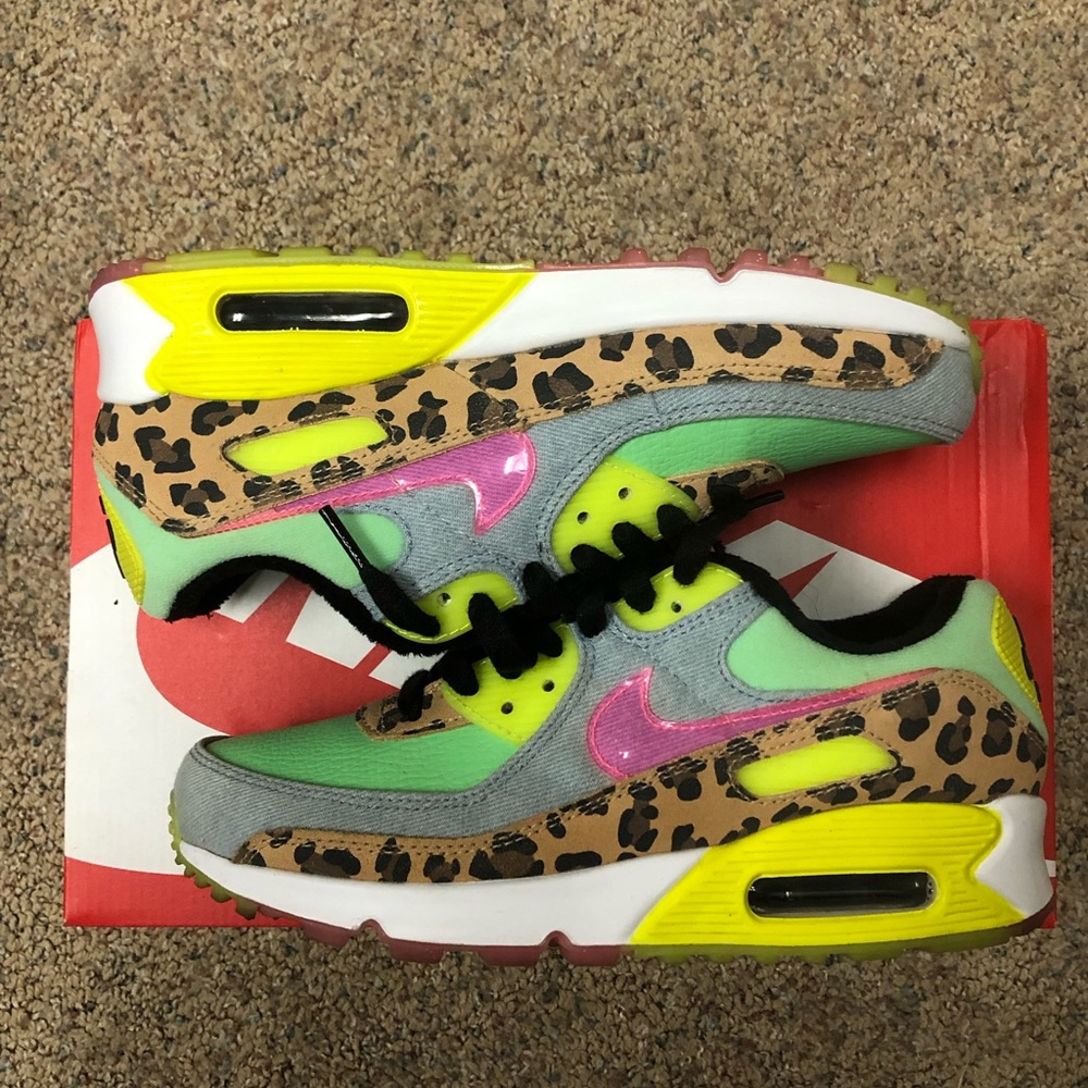Air max 90 W dance floor green used